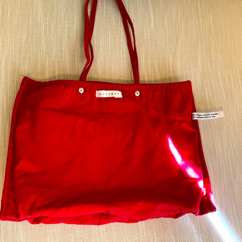 Super Cute Small Red Clothes Tote Scoop NYC